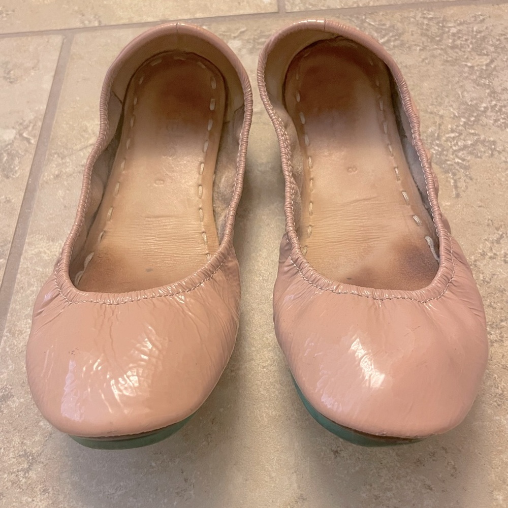 Blush Patent Tieks